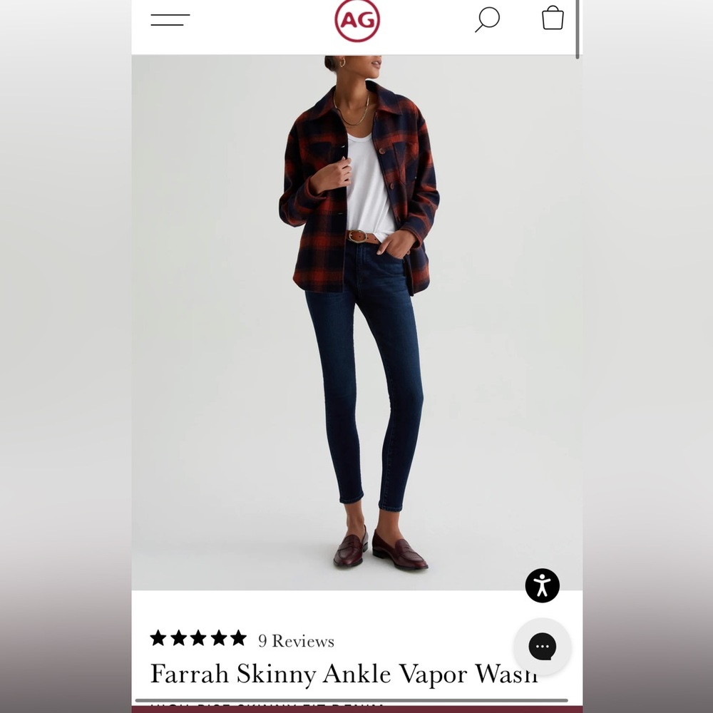 Super soft AG Farrah Skinny jeans